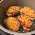 deleted account 's cooksnap of when they made Garlic bread pizza.
