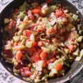El cooksnap de bardonabadias cuando hizo Pisto de calabacín y berenjena.