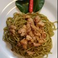 Cooksnap dari Kristin untuk resep Spicy Chicken Aglio Olio Spaghetti