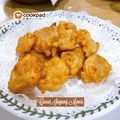 Cooksnap Mahadiah semasa beliau membuat Cucur Jagung Manis.