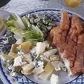El cooksnap de Carolina Rodríguez cuando hizo Pescado frito con papas mayo.