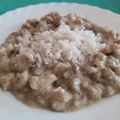 Tóth Angéla Cooksnap-ja, amikor elkészítette a(z) Padlizsános-tejszínes csirkemellragu receptet.