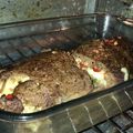 El cooksnap de Alejandro Heyn cuando hizo Pan de carne relleno primal .