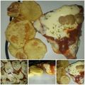 El cooksnap de Carla cuando hizo Mega hamburguesa a la pizza.