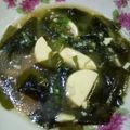 Cooksnap dari Nia Asmaniar untuk resep Mieyok Guk (Sup Rumput Laut/Wakame)