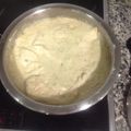 El cooksnap de Julia cuando hizo Pechuga de pollo al roquefort.