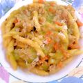 il Nunzia Marzocco quando ha preparato Scialatielli con crema di zucchine e ragù bianco di vitello