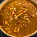 Sara Alexander's cooksnap of when they made Shrimp Sausage Chicken & Crab Gumbo.