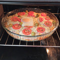 El cooksnap de alejandra cuando hizo Pizza con masa blanda, sin gluten.