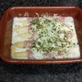 El cooksnap de Jose Esbri cuando hizo Espárragos con jamón y queso gratinados.