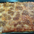 El cooksnap de Sandra cuando hizo Pizza de bacón y cebolla caramelizada.