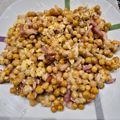 El cooksnap de Ramon cuando hizo Garbanzos con bacon, queso y huevo en airfryer Cosori.