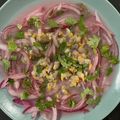El cooksnap de Ana BdH cuando hizo Cebiche de berberechos.