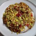 Vimmi Bhatia's cooksnap of when they made Spinach Nachos Bhel.