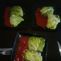 El cooksnap de Paulina Valenzuela cuando hizo Niños envueltos con repollo.
