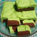 Cooksnap dari Rindy Amtika untuk resep Brownis kukus coklat pandan