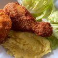 Erka ☺️ Cooksnap-ja, amikor elkészítette a(z) Rántott csirkecomb, mozzarellás friss salátával, rebarbarás dressinggel 🥰 receptet.