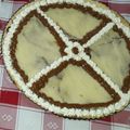 El cooksnap de Giselle Guevara cuando hizo Tarta de coco y dulce de leche.