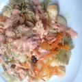 El cooksnap de M.Jose cuando hizo Ensalada de pasta de vegetales, con marisco, y salsa rosa.