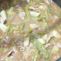 El cooksnap de Ingrid Avecilla cuando hizo Bistec picado con nopalitos.