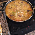 El cooksnap de Raul Lillo Sanjuan cuando hizo Arroz con conejo.