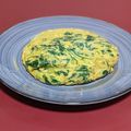El cooksnap de Jesús Ruiz cuando hizo Tortilla de espinacas.