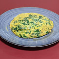 El cooksnap de Jesús Ruiz cuando hizo Tortilla de espinacas.