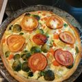 Benedek Zsuzsa_1 Cooksnap-ja, amikor elkészítette a(z) Quiche zöldségekkel -brokkoli, gomba, zöldborsó receptet.