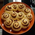 El cooksnap de Analía Angelino cuando hizo Roll de canela.