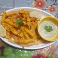 Dr. Pushpa Dixit's cooksnap of when they made Masala corn fries.