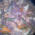 El cooksnap de Yetzaida Nakary cuando hizo Carne con verduras al wok.