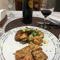 El cooksnap de jorge barraza cuando hizo Salmón al horno con salsa de marisco.