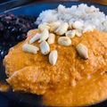 El cooksnap de Gy cuando hizo Pollo Encacahuatado.