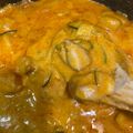 El cooksnap de Matri BenAlTorru cuando hizo Pollo al curry con arroz.