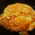 Cooksnap Mazwin semasa beliau membuat Telur Dadar Crispy Ala Thai.