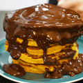 El cooksnap de Cook_and_Jud cuando hizo Tortitas fit de calabaza para Halloween🎃🥞.