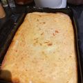 El cooksnap de Nora Mouta cuando hizo Fainá de queso.
