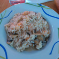El cooksnap de Monse Suarez cuando hizo Risotto mare monte.