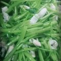 Cooksnap của Dợ Hoàng Anh khi họ làm theo món Ốc móng tay xào rau muống