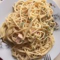 El cooksnap de Nicole Torriani Alvarado cuando hizo Tallarines a lo Alfredo.