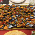 El cooksnap de Teresa Lloret cuando hizo Mejillones al vapor con pico de gallo.