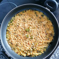 El cooksnap de merce cuando hizo Arroz con verduras y pollo al horno.
