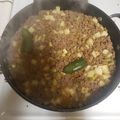 El cooksnap de Efren Alvarado cuando hizo Entomatado de carne molida.