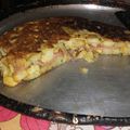 El cooksnap de Evangelina Montenegro cuando hizo Tortilla de papá rellena con jamón y queso.
