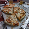 El cooksnap de Milena Baez cuando hizo Pre-pizzas bien caseras.