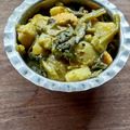 Sunny Chakrabarty's cooksnap of when they made কচি পুঁই শাক চিংড়ি মাছ দিয়ে ঘণ্ট (pui shaak chingri mach diye ghonto recipe in Bengali).