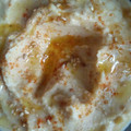 El cooksnap de Miguel cuando hizo Hummus.
