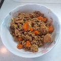 金小慶 的 芋頭炒豬絞肉 cooksnap