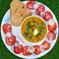Hetal Shah का कुकस्नैप जब उन्होंने मूंग और पालक तडका (Moong Aur Palak Tadka recipe in Hindi) बनाया था।
