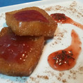 El cooksnap de Disfruta cocinando con Fernando cuando hizo Torrijas caramelizadas al horno con compota de fresas al moscatel (¡¡¡sin nada de aceite!!!).